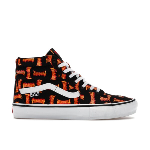 Vans バンズ メンズ スニーカー  【Vans Sk8-Hi Thrasher Allover Logo Black】  大いさ US_M_4.5 Black/Multi