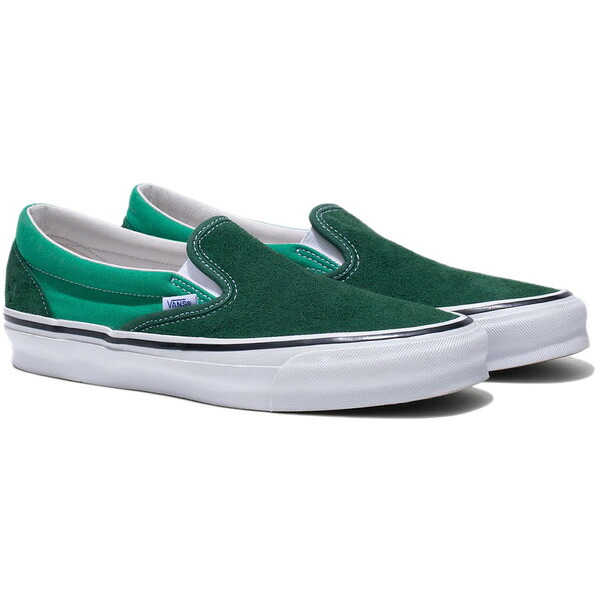 Vans バンズ メンズ スニーカー  【Vans Vault OG CLassic Slip-On LX Noah Green】  大きさ US_8(26.0珊) Kelly/Dark Forest