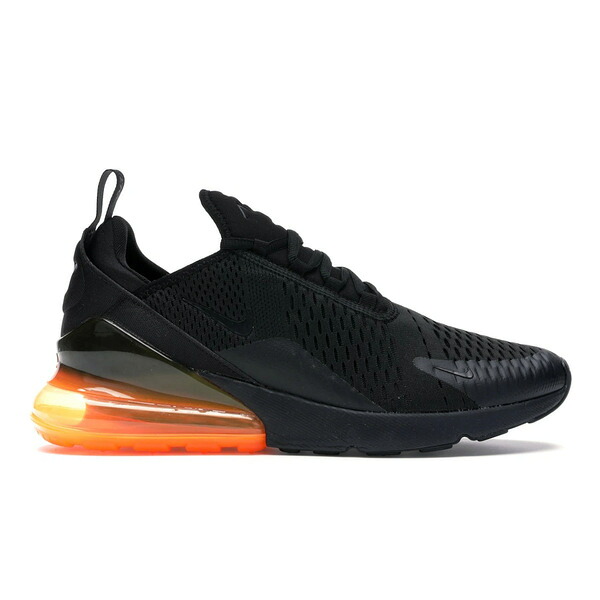 Nike ナイキ メンズ スニーカー  【Nike Air Max 270 Black Total Orange】  大きさ US_7(25.0珊) Black/Black-Total Orange