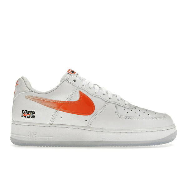 Nike ナイキ メンズ スニーカー  【Nike Air Force 1 Low Kith Knicks Home】  大きさ US_11.5(29.5珊) White/Rush Blue-White-Brilliant Orange