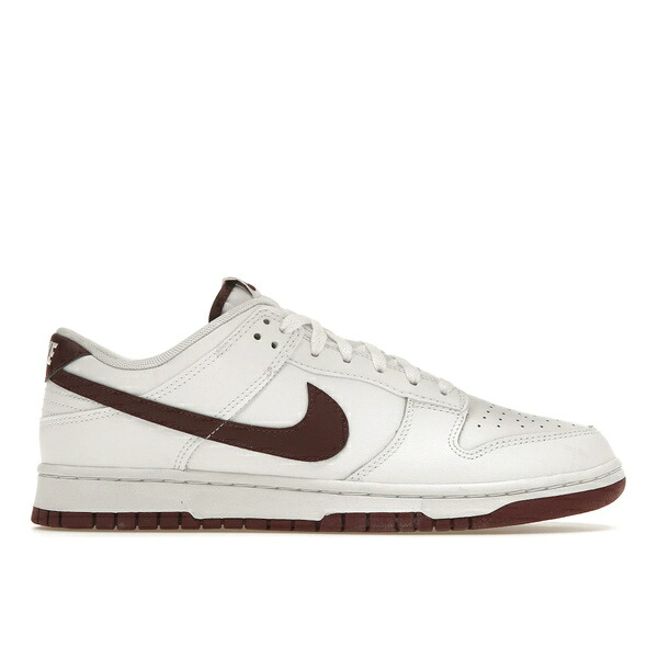 Nike ナイキ メンズ スニーカー  【Nike Dunk Low Retro White Night Maroon】  大きさ US_6.5(24.5珊) White/White/Night Maroon
