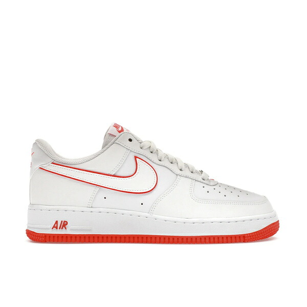 Nike ナイキ メンズ スニーカー  【Nike Air Force 1 Low \u002707 White Picante Red】  大いさ US_M_14 White/Picante Red/White