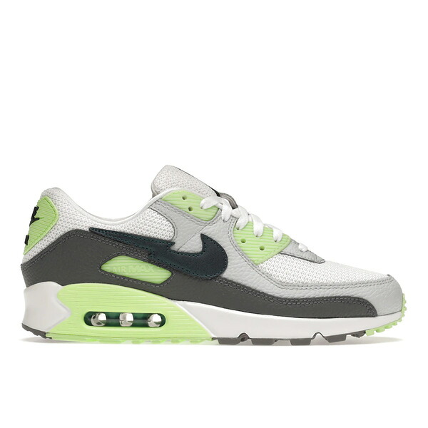 Nike ナイキ メンズ スニーカー  【Nike Air Max 90 Split Swoosh Aquamarine】  大きさ US_9(27.0珊) White/Aquamarine-Lime Glow-Off Noir