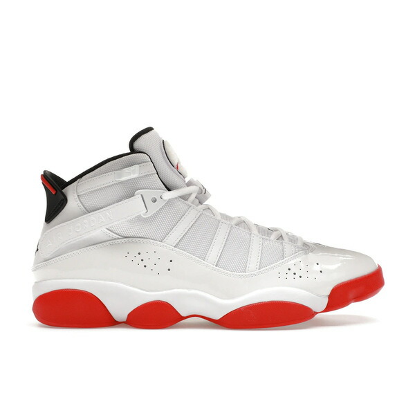 Jordan ジョーダン メンズ スニーカー  【Jordan 6 Rings White University Red Black】  大きさ US_7.5(25.5珊) White/University Red/Black