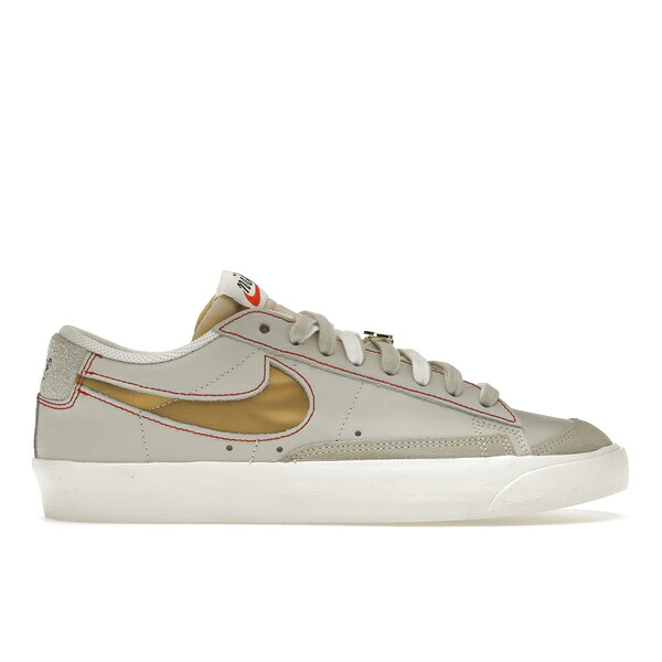Nike ナイキ メンズ スニーカー  【Nike Blazer Low 77 Light Bone Removable Swoosh】  大きさ US_8(26.0珊) Light Bone/Summit White/University Red