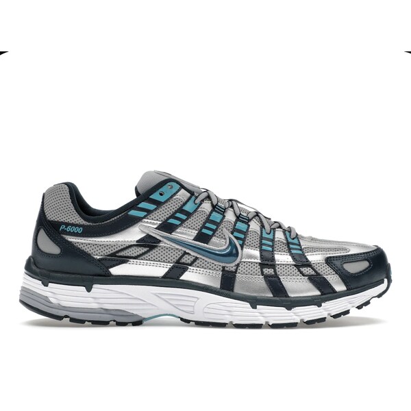 Nike ナイキ メンズ スニーカー  【Nike P-6000 Armory Navy Flat Silver】  大きさ US_9(27.0珊) Armory Navy/Flat Silver/White/Metallic Silver
