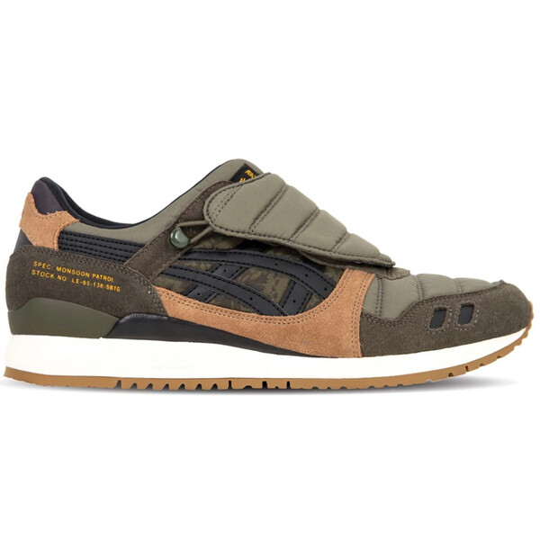ASICS アシックス メンズ スニーカー  【ASICS Gel-Lyte III Limited Edt x SBTG Monsoon Patrol】  大きさ US_8(26.0珊) Brown/Olive