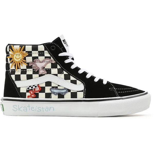 Vans バンズ メンズ スニーカー  【Vans Sk8-Hi Skateistan Checkerboard】  大いさ US_M_4 Black/White