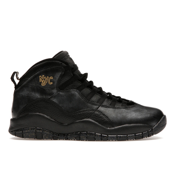 Jordan ジョーダン メンズ スニーカー  【Jordan 10 Retro New York City (2016)】  大きさ US_8.5(26.5珊) Black/Dark Grey-Metallic Gold