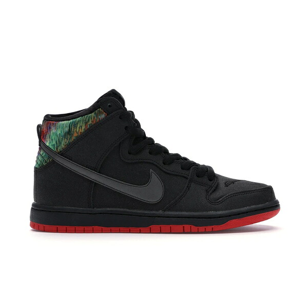 Nike ナイキ メンズ スニーカー  【Nike SB Dunk High SPOT Gasparilla】  大いさ US_8.5(26.5糎) Black/Challenge Red-Metallic Silver
