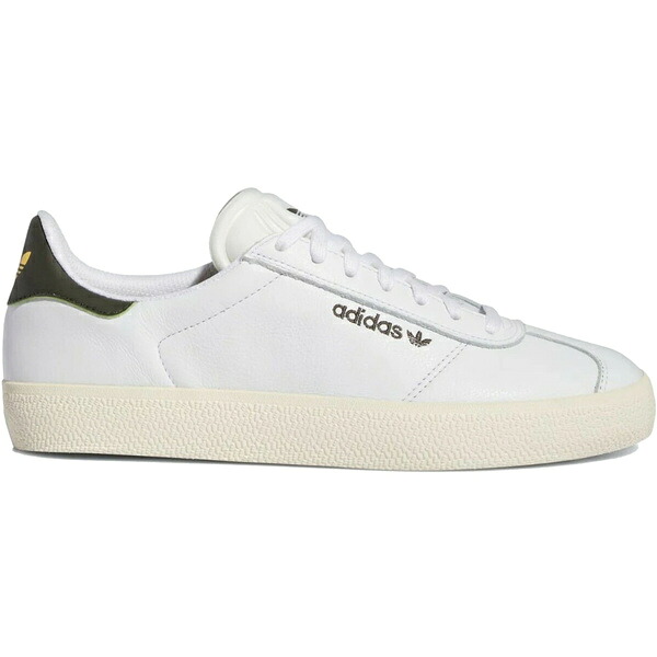 adidas アディダス メンズ スニーカー  【adidas Gazelle ADV White Shadow Olive】  大きさ US_9.5(27.5珊) Cloud White/Cloud White/Shadow Olive