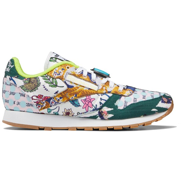 Reebok リーボック メンズ スニーカー  【Reebok Classic Leather Jurassic Park】  大きさ US_9.5(27.5珊) Black/Footwear White/Acid Yellow