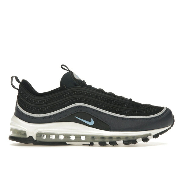Nike ナイキ メンズ スニーカー  【Nike Air Max 97 Black Dark Obsidian University Blue】  大きさ US_11(29.0珊) Black/Dark Obsidian/Pure Platinum/University Blue