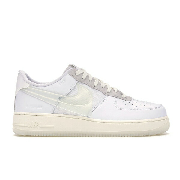 Nike ナイキ メンズ スニーカー  【Nike Air Force 1 デオキシリボ核酸 White】  大きさ US_10.5(28.5珊) White/White/Natural