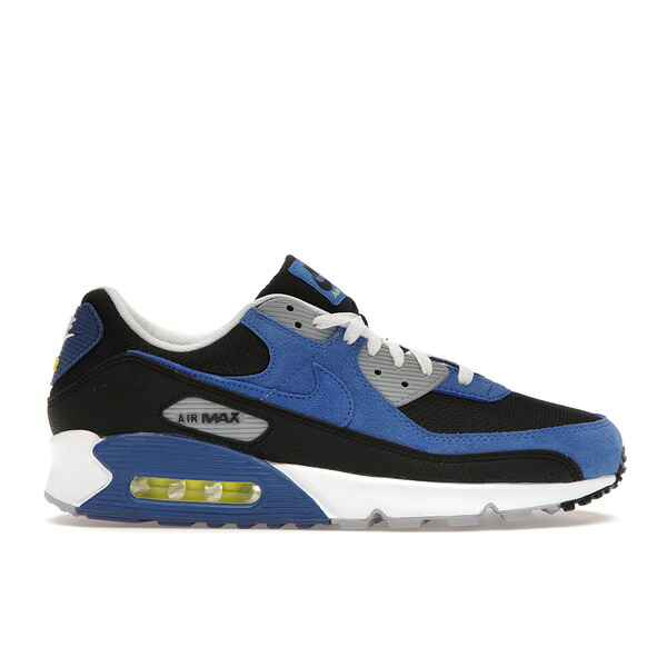 Nike ナイキ メンズ スニーカー  【Nike Air Max 90 Black Atlantic Blue】  大いさ US_11(29.0糎) Black/Atlantic Blue-Voltage Yellow-White