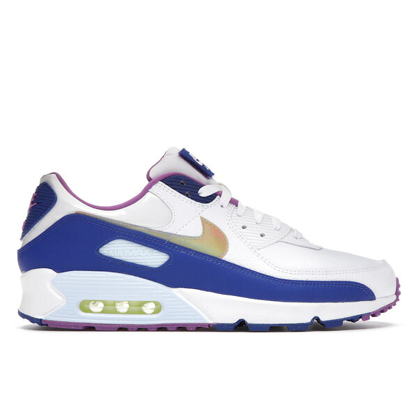 Nike ナイキ メンズ スニーカー  【Nike Air Max 90 Easter Blue (2020)】  大きさ US_7(25.0珊) White/Washed Coral-Hyper Blue-Multi-Color