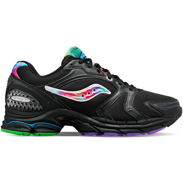 Saucony サッカニー メンズ スニーカー  【Saucony ProGrid Triumph 4 Tie-Dye Black】  大きさ US_8.5(26.5珊) Multi-Color/Black