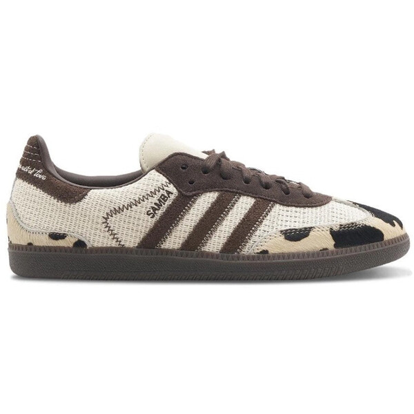 adidas アディダス メンズ スニーカー  【adidas Samba OG notitle Cow Print】  大きさ US_8(26.0珊) Brown/Cream/Dark Gum