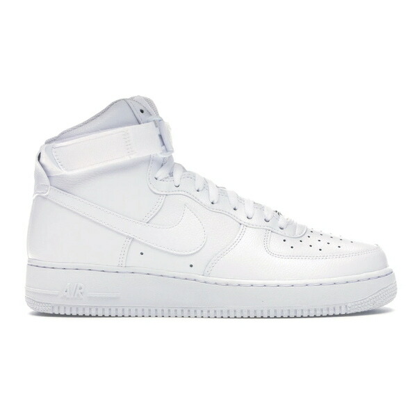 Nike ナイキ メンズ スニーカー  【Nike Air Force 1 High White】  大いさ US_8(26.0糎) White/White