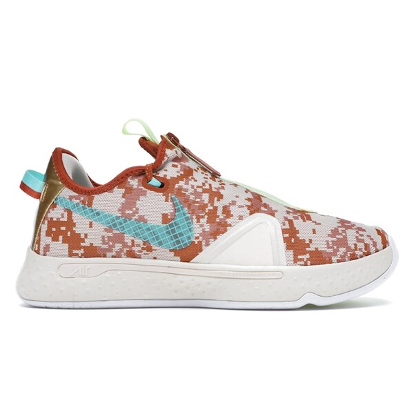 Nike ナイキ メンズ スニーカー  【Nike PG 4 Digi-Camo 2K Gamer Exclusive】  大いさ US_12(30.0糎) Desert Sand/Volt-Burnt Orange-Teal Nebula