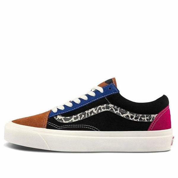 Vans バンズ メンズ スニーカー Black/Brown/Blue/Pink 【Vans Unisex Anaheim Factory Old Skool 36 Dx Low-Top Sneakers Black/Brown VN0A54F396M】 サイズ US_10.5(28.5cm)｜asty