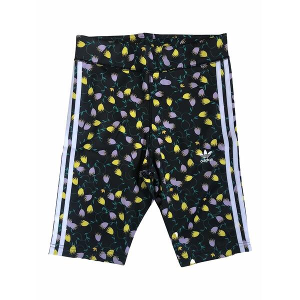 アディダス レディース カジュアルパンツ ボトムス Print stripes cycling shorts Black｜asty