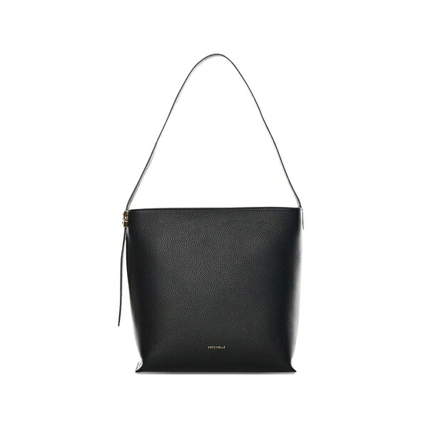 コチネレ レディース ショルダーバッグ バッグ Detachable-strap leather shoulder bag Black｜asty