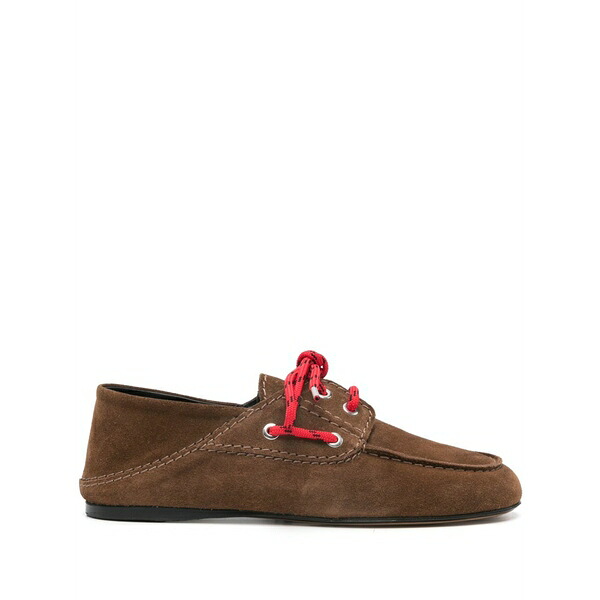 砂子ロ レディース スリッポン・ローファー シューズ Suede loafers Brown