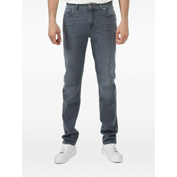 バーマス メンズ デニムパンツ ボトムス Cotton jeans Grey｜asty