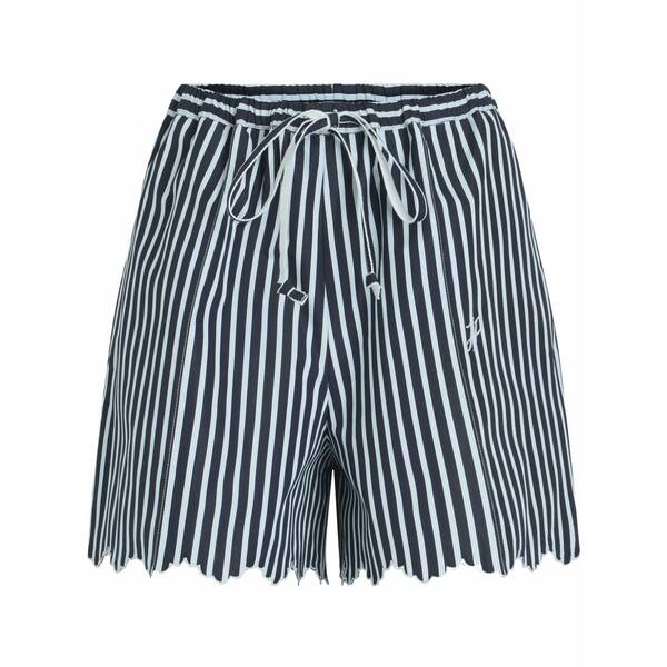 ジャンパトゥ レディース カジュアルパンツ ボトムス Striped drawstring shorts Blue｜asty