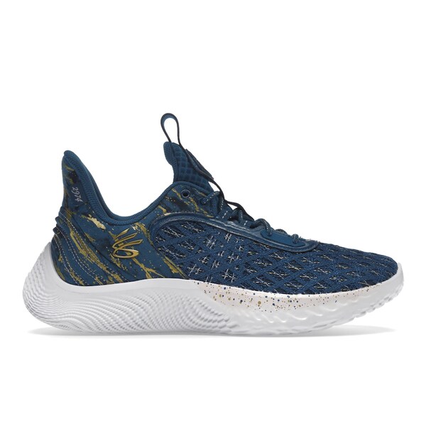 Under Armour アンダーアーマー メンズ スニーカー 【Under Armour Curry Flow 9 2974】 サイズ US_10.5(28.5cm) Blue/Gold/White|asty