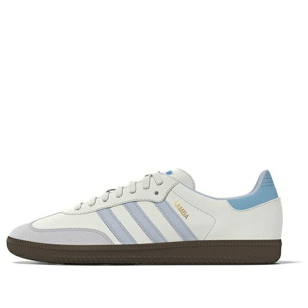 adidas アディダス メンズ スニーカー 【adidas Samba OG 'White Halo Blue Gum' ID2055】 サイズ US_6.5(24.5cm)｜asty