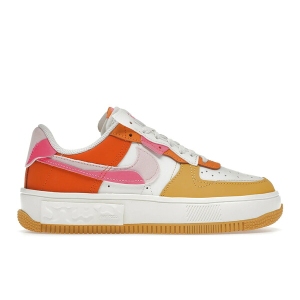 Nike ナイキ レディース スニーカー  【Nike Air Force 1 Fontanka Summit White Yellow Orange (Women\u0027s)】  大きさ US_6.5(23.5糎) Summit White/Solar Flare/Medium Soft Pink/Hyper Pink