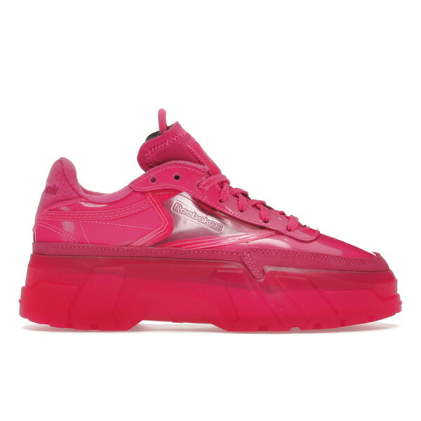 Reebok リーボック レディース スニーカー 【Reebok Club C Cardi Dynamic Pink (Women's)】 サイズ US_5(22.0cm) Dynamic Pink/Dynamic Pink/Clear｜asty