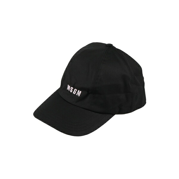 【送料無料】 エムエスジイエム レディース 帽子 アクセサリー Hats Black