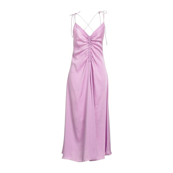 【送料無料】 サンドロ レディース ワンピース トップス Maxi dresses Purple