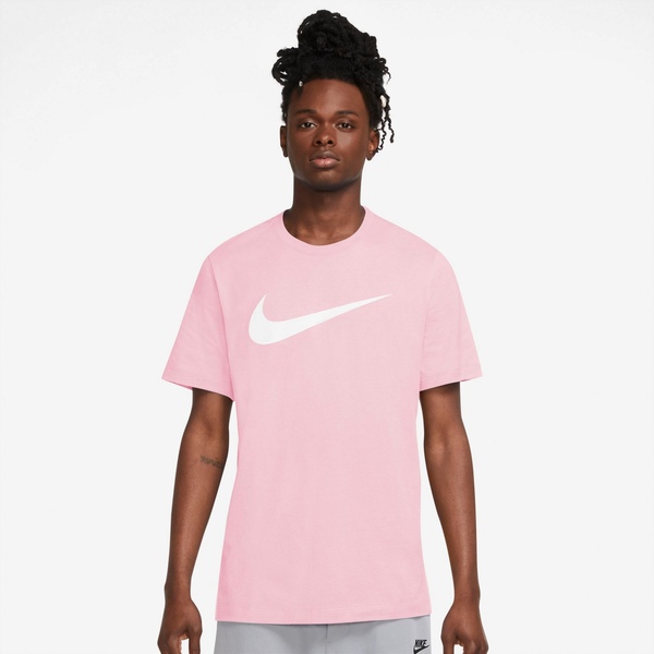 ナイキ メンズ Tシャツ トップス Nike Men S Sportswear Swoosh Icon T Shirt Pink Foam White Fitzfishponds Com