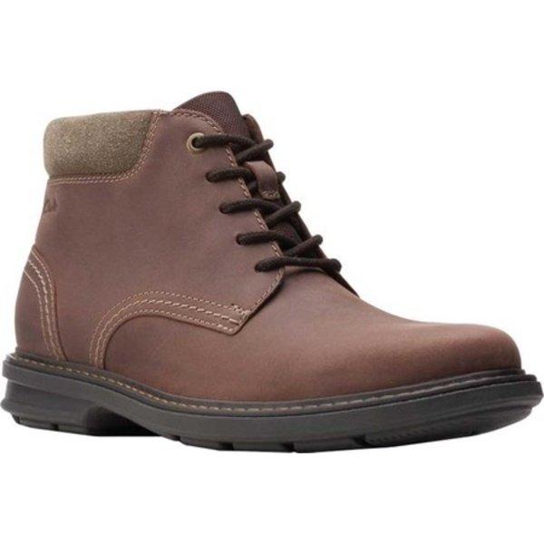 【&即日出荷】 クラークス メンズ ブーツ シューズ Rendell Work Ankle Boot Dark Brown Leather -｜asty
