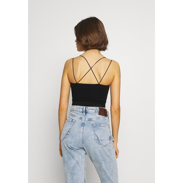 ビー ディ ジー アーバン アウトフィッターズ レディース Tシャツ トップス Strappy Back Cami Top Black Lojascarrossel Com Br