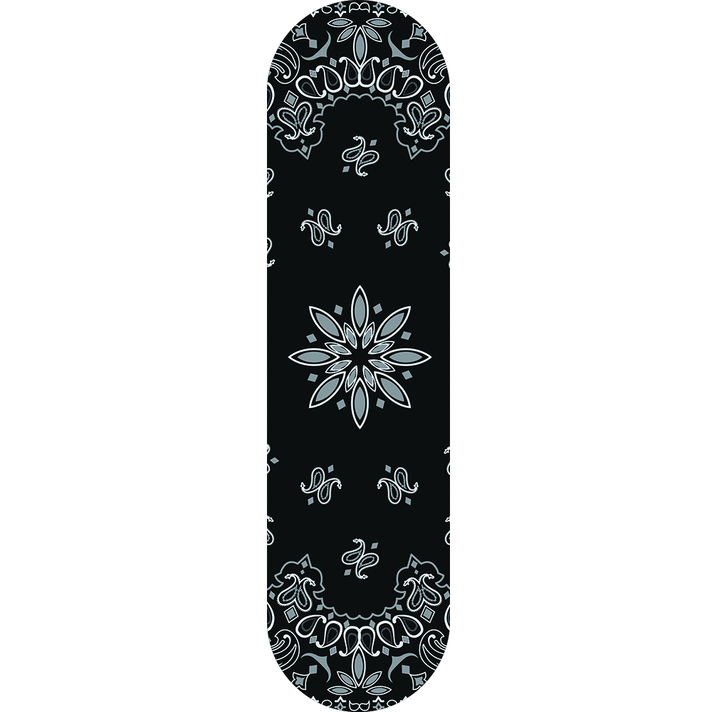 楽天市場 Bandana バンダナ スケートボード スケート デッキ カナディアンメイプル Skateboard Deck スケボー ブランド Hiphop ストリート ギャング 西海岸 チカーノ ローライダー La ペイズリー Compton Bompton Chicano ウエストコースト 黒 Black ブラック Astylejapan