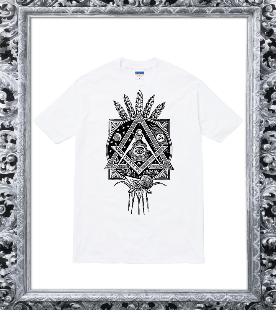 楽天市場 Illuminati Teeシャツ 三色展開 半袖 メンズ レディース ユニセックス Freemason ストリート コンパス 三角形 デルタ フリーメーソン 六芒星 フリーメイソン ダビデの星 Illuminati イルミナティ 字 デザイン グラフィック Tee Tシャツ Astylejapan