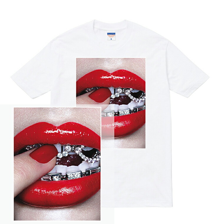 楽天市場 Grillz Tシャツ 半袖 レディース メンズ ガンジャ Weed ウィード ジョイント 大麻 マリファナ 唇 クチビル リップ Rip 過激 グリル Grillz 金歯 金 セクシー Sexy 女性 写真 フォトtシャツ Photo Tee Tシャツ Astylejapan