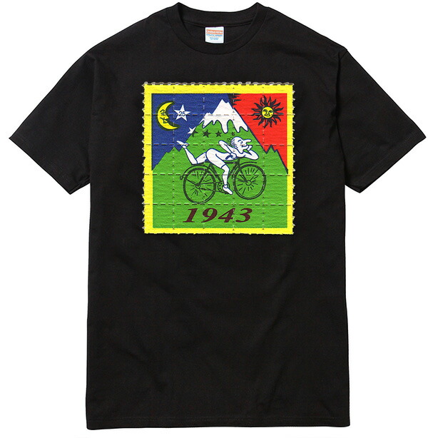 LSD Tシャツ/メンズ レディース ストリート モード weed lsd ホフマン サイケデリック 薬物 幻覚 ドラッグ 合法 アシッド 自転車  太陽と月 半袖 tee tシャツ｜AstyleJapan