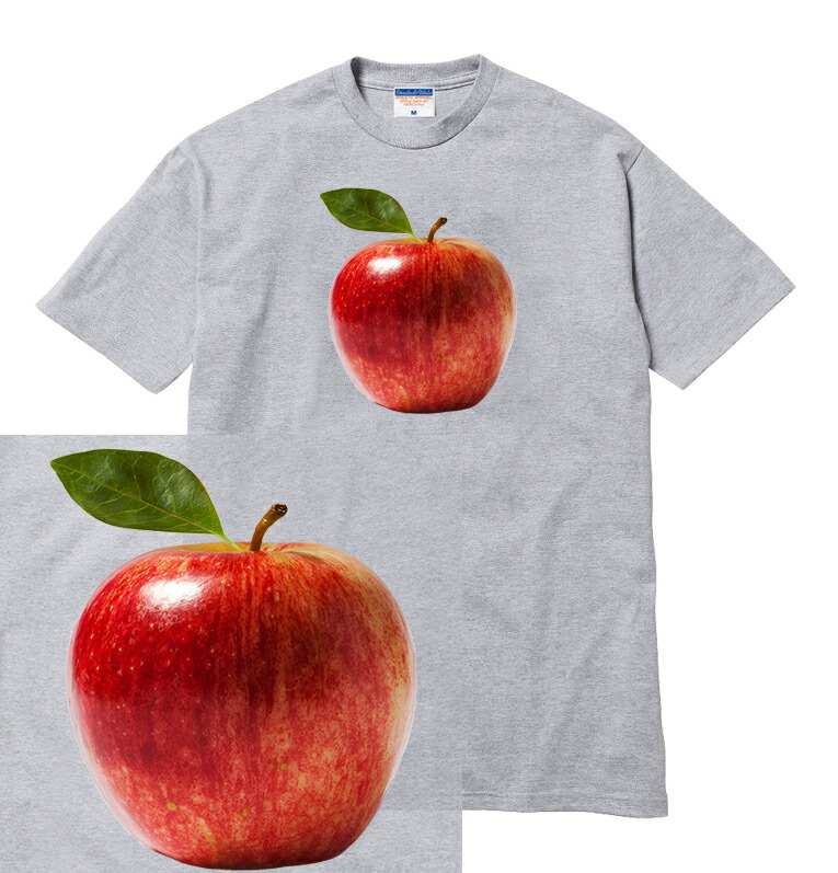 楽天市場 Apple Tシャツ りんご リンゴ アップル Apple 果物 フルーツ 果実 果汁 プリント かわいい おしゃれ 食べ物 Grape Furits ストリート メンズ レディース ブランド Tee Tシャツ Astylejapan