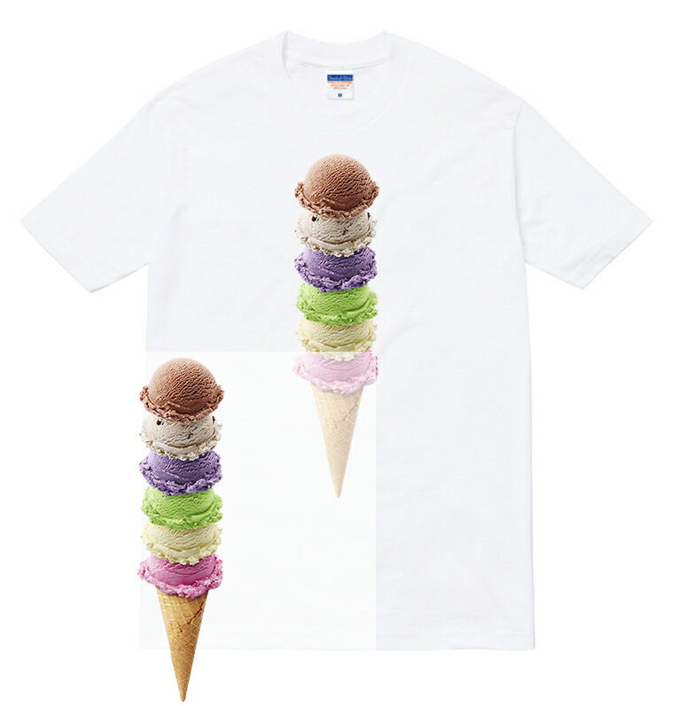 楽天市場】SOFT SERVE Tシャツ ソフトクリーム パフェ pafe スウィーツ