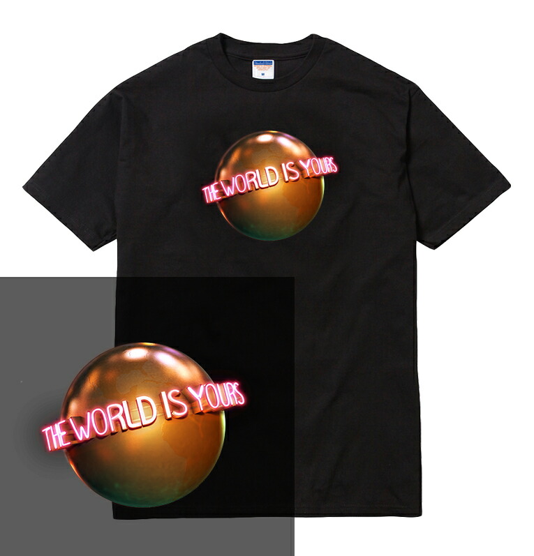 楽天市場 Yours Tシャツ 半袖 Scarface スカーフェイス トニーモンタナ 映画 シネマ ムービー Movie The World Is Yours Theworldisyours メンズ レディース ユニセックス 大きいサイズ ダンス 衣装 Hiphop ストリート ブランド Tee Tシャツ Astylejapan