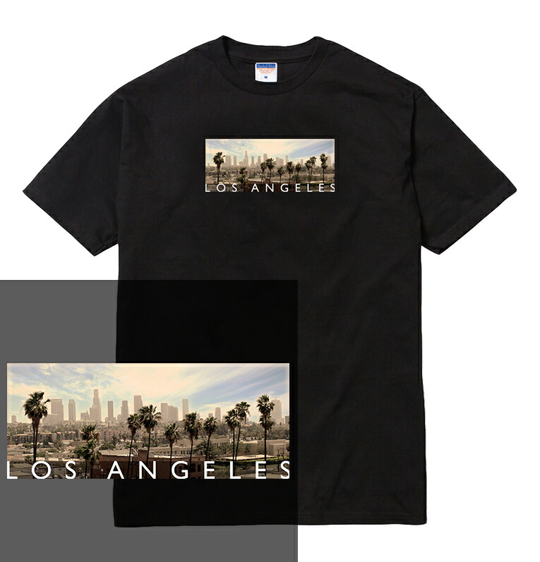 楽天市場 La Picture Tシャツ 半袖 西海岸 La ロサンゼルス Losangels 風景 写真 街並み パームツリー ヤシの木 オシャレ お洒落 メンズ レディース ユニセックス 大きいサイズ ダンス 衣装 Hiphop ストリート ブランド Tee Tシャツ Astylejapan