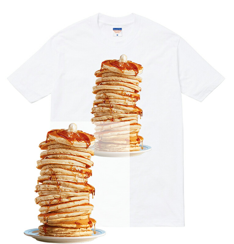 楽天市場 Pancake Tシャツ 半袖 パンケーキ ホットケーキ デカ盛り デザート スイーツ 食べ物 ケーキ シロップ メイプル メンズ レディース ダンス 衣装 ストリート Hiphop ブランド Tee Tシャツ Astylejapan