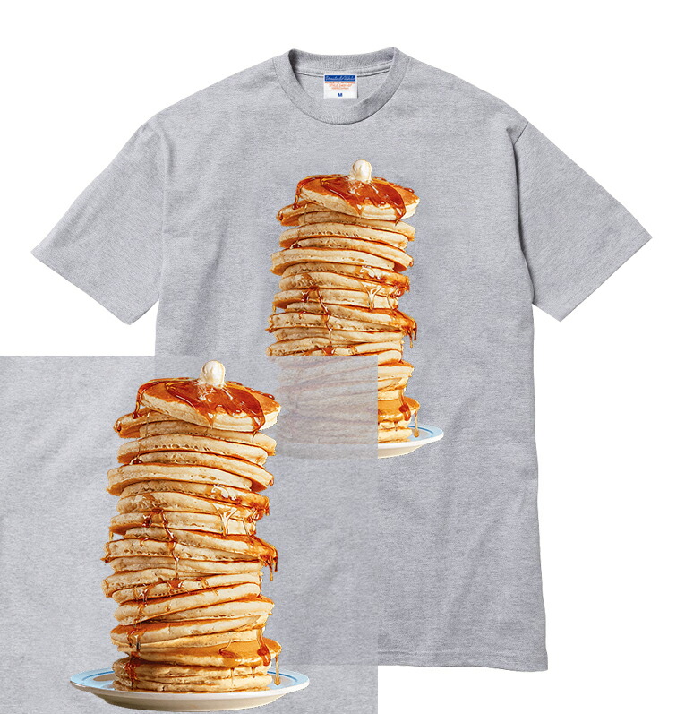 楽天市場 Pancake Tシャツ 半袖 パンケーキ ホットケーキ デカ盛り デザート スイーツ 食べ物 ケーキ シロップ メイプル メンズ レディース ダンス 衣装 ストリート Hiphop ブランド Tee Tシャツ Astylejapan