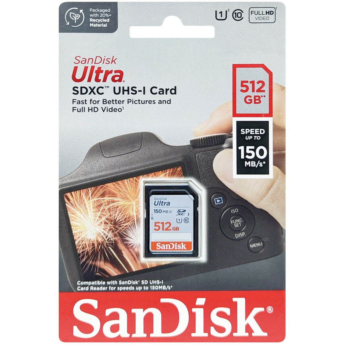 SanDisk サンディスク 並行輸入品 SDXCカード Ultra 512GB SDSDUNC-512G-GN6IN|アスビック